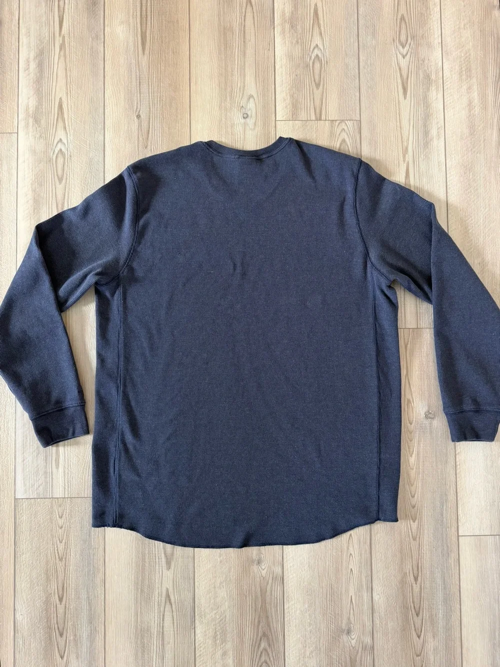 The North Face Men’s All Season Waffle Knit Thermal Shirt Navy Size XXL